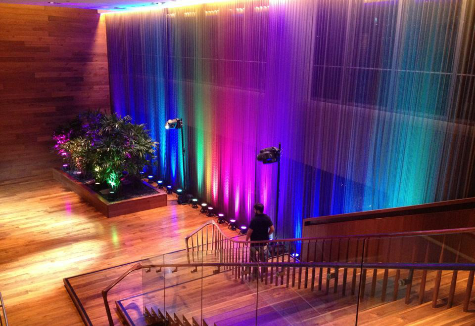Hotel Lobby Lighting Installation