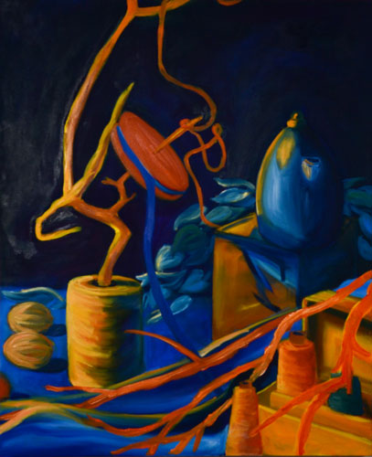 Still Life 3, 2018, Oil on Canvas